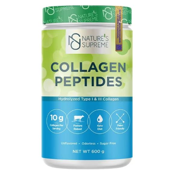 Nature's Supreme Collagen Peptides Powder 600 Gr Aromasız resmi