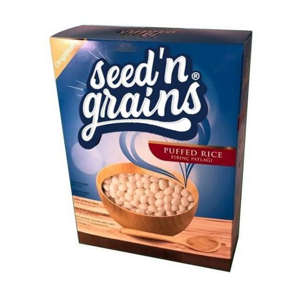 Seed'n Grains Pirinç Patlağı (Şekersiz-200gr) resmi