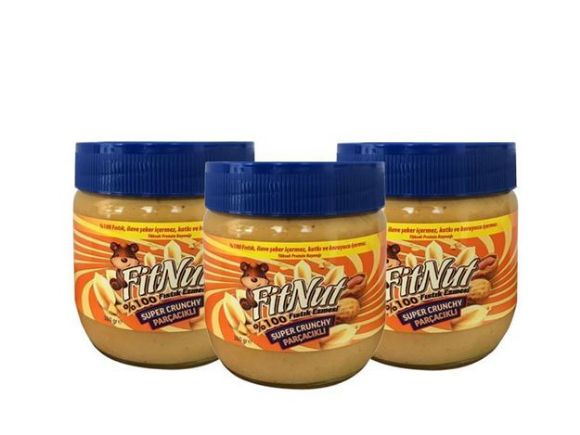 CRUNCHY FitNut Fıstık Ezmesi (Parçacıklı-3x360 gr) resmi