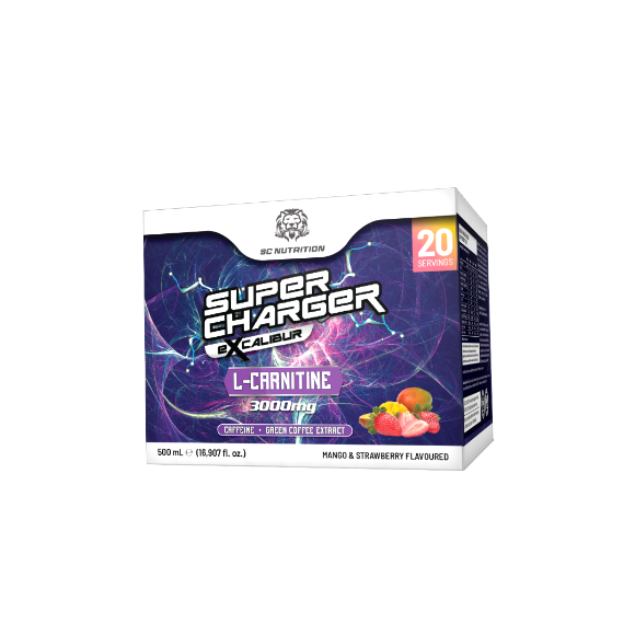 SUPERCHARGER L-CARNİTİNE EXCALIBUR MANGO VE ÇİLEK SHOT resmi