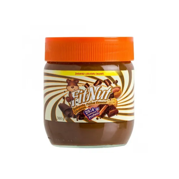 Fitnut Çikolatalı Şekersiz Fıstık Ezmesi resmi