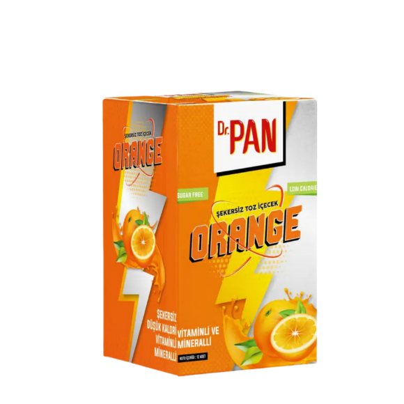 Dr.Pan Şekersiz Portakallı Toz İçecek (Orange) resmi