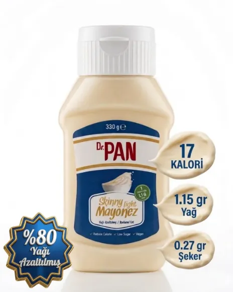 Dr.Pan Skinny Light Mayonez (%80 Yağı Azaltılmış)-330gr resmi