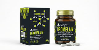 TEGHT Bromelain , Krom ve Yeşil Çay Ekstresi İçeren Takviye Edici Gıda 60 tablet